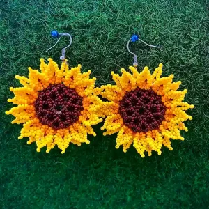 Pendiente girasol