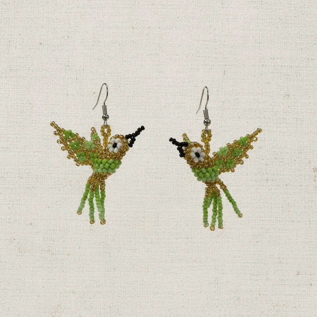 pendiente de colibri
